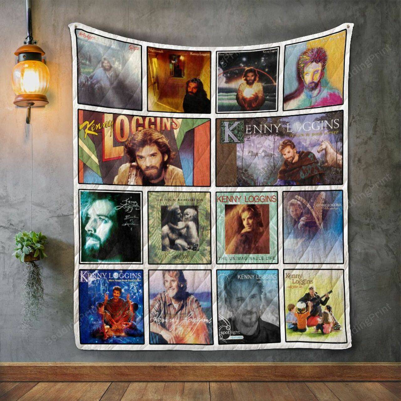 Kenny Loggins 2 Album Covers Quilt Blanket and Home Decor