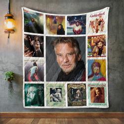 Kenny Loggins Album Covers Quilt Blanket and Home Decor