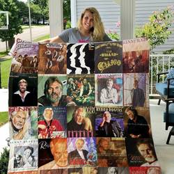 Kenny Rogers Quilt Blanket and Home Decor