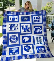 Kentucky Wildcats Quilt Blanket  Limited Quilt Blanket and Home Decor