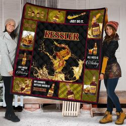 Kessler All I Need Is Whisky Gift Idea Quilt and Home Decor