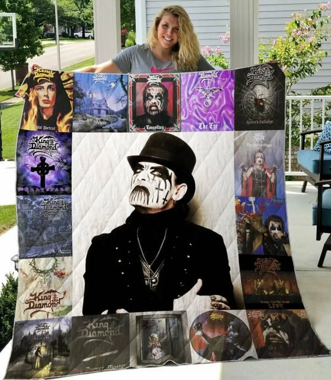 King Diamond Quilt Blanket M110632 Quilt and Home Decor