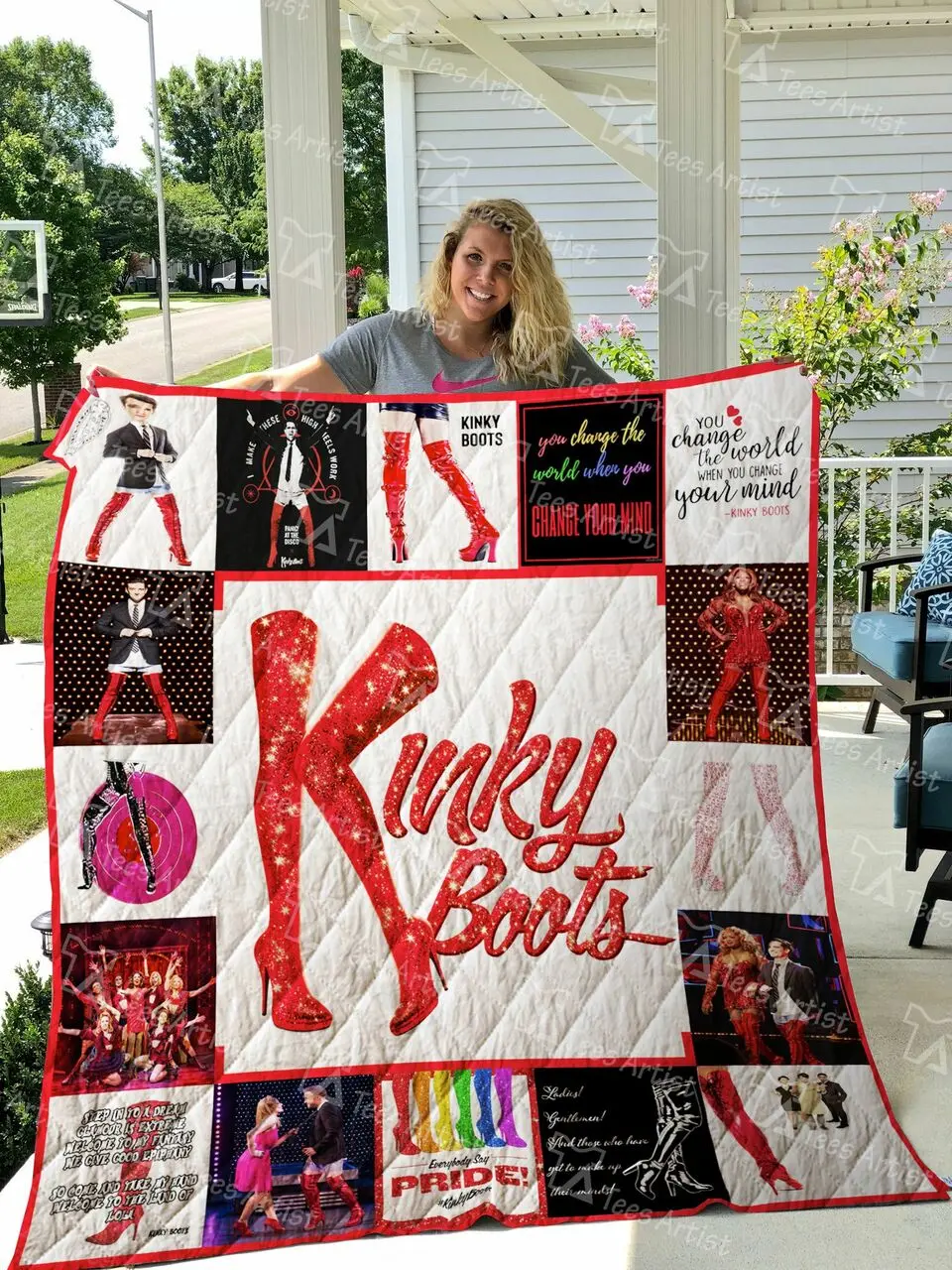 Kinky Boots Quilt Blanket and Home Decor