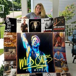 Kip Moore Albums Quilt Blanket For Fans Ver 17 and Home Decor