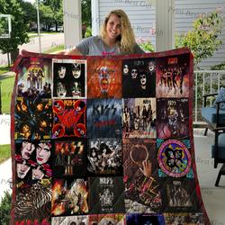Kiss Albums Cover Poster Quilt 2 and Home Decor