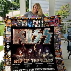 Kiss Band All Season Plus Size Quilt Blanket Ver 1 and Home Decor