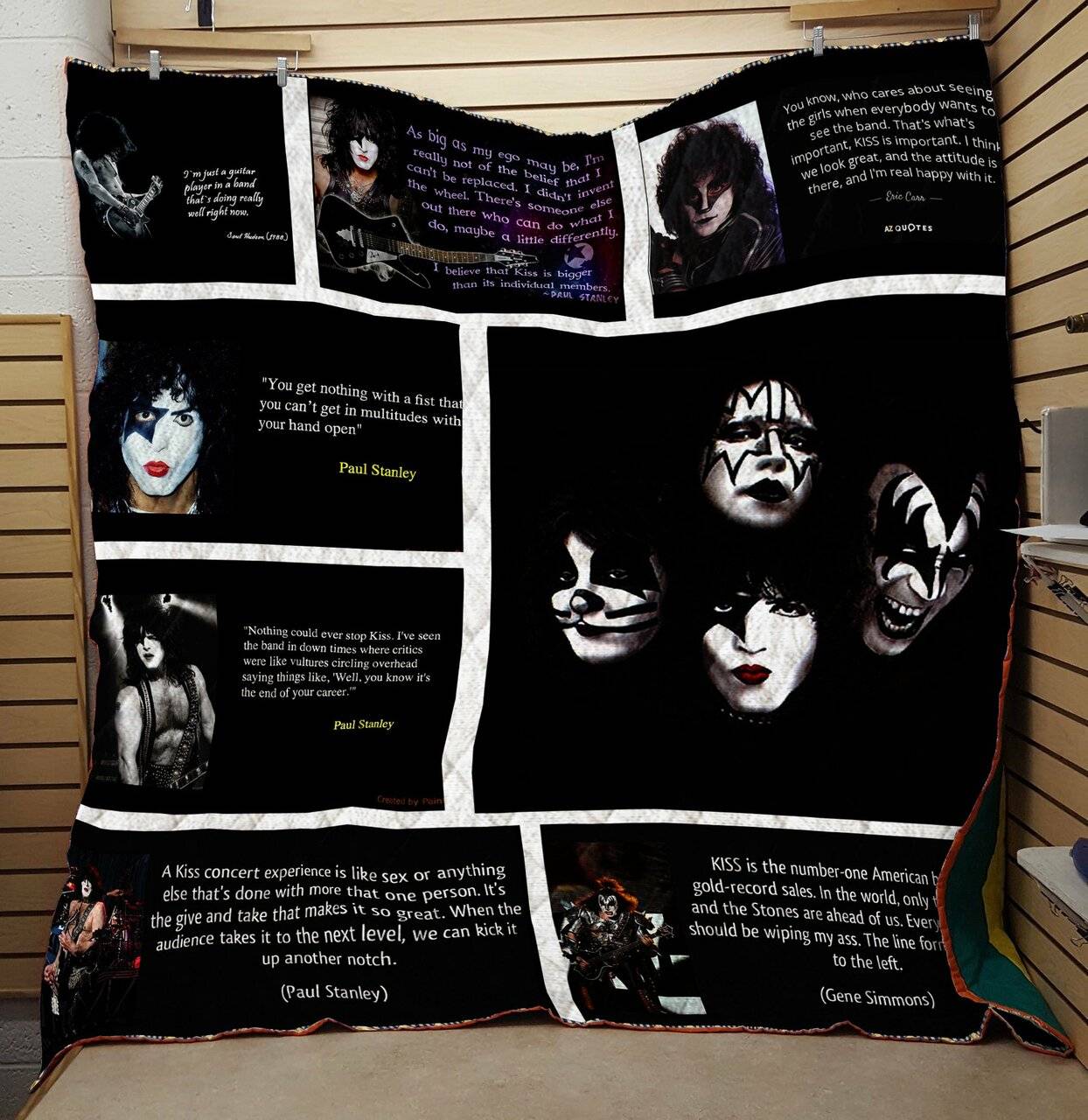 Kiss Band Quilt and Home Decor