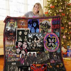 Kiss Cover Poster Quilt Blanket Ver 5 and Home Decor