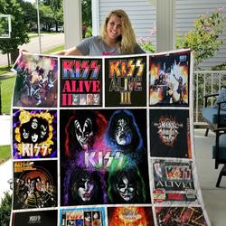 Kiss Live Albums Quilt Blanket and Home Decor