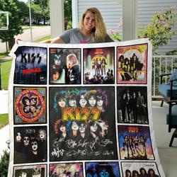 Kiss Quilt Blanket For Fans New and Home Decor