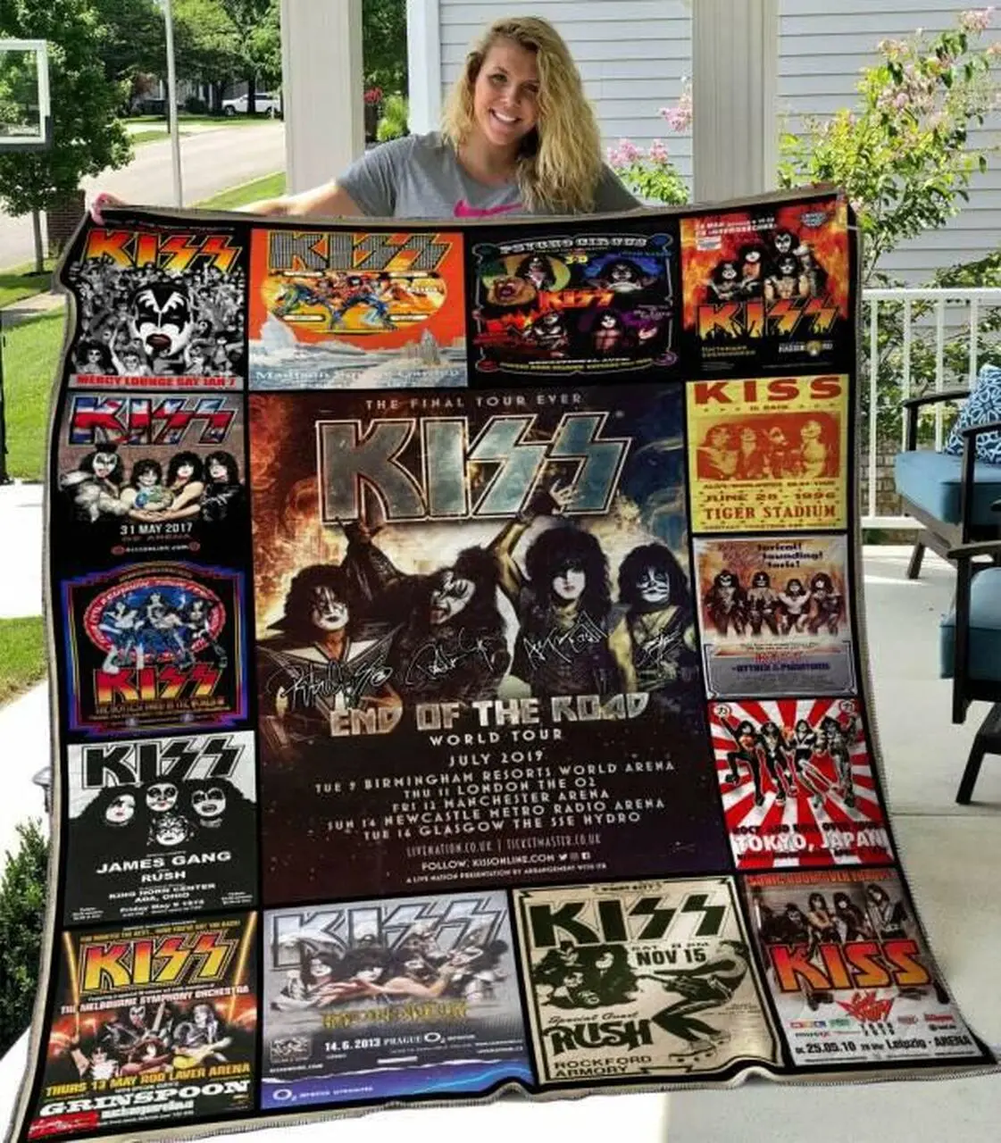 Kiss Quilt Blanket Hvt270509 Quilt and Home Decor