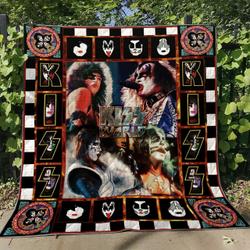 Kiss World Quilt Blanket and Home Decor