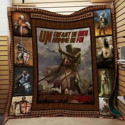 Knight Templar Christ French Blanket Th0907 Quilt and Home Decor