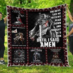 Knight Templar Like Quilt Blanket Dhc1402956Td and Home Decor