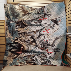 Knight Templar Quilt Exe and Home Decor