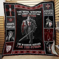 Knights Templar Quilt Icg and Home Decor