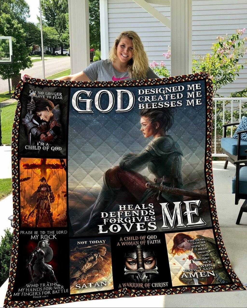 Knights Templar Quilt V2 and Home Decor