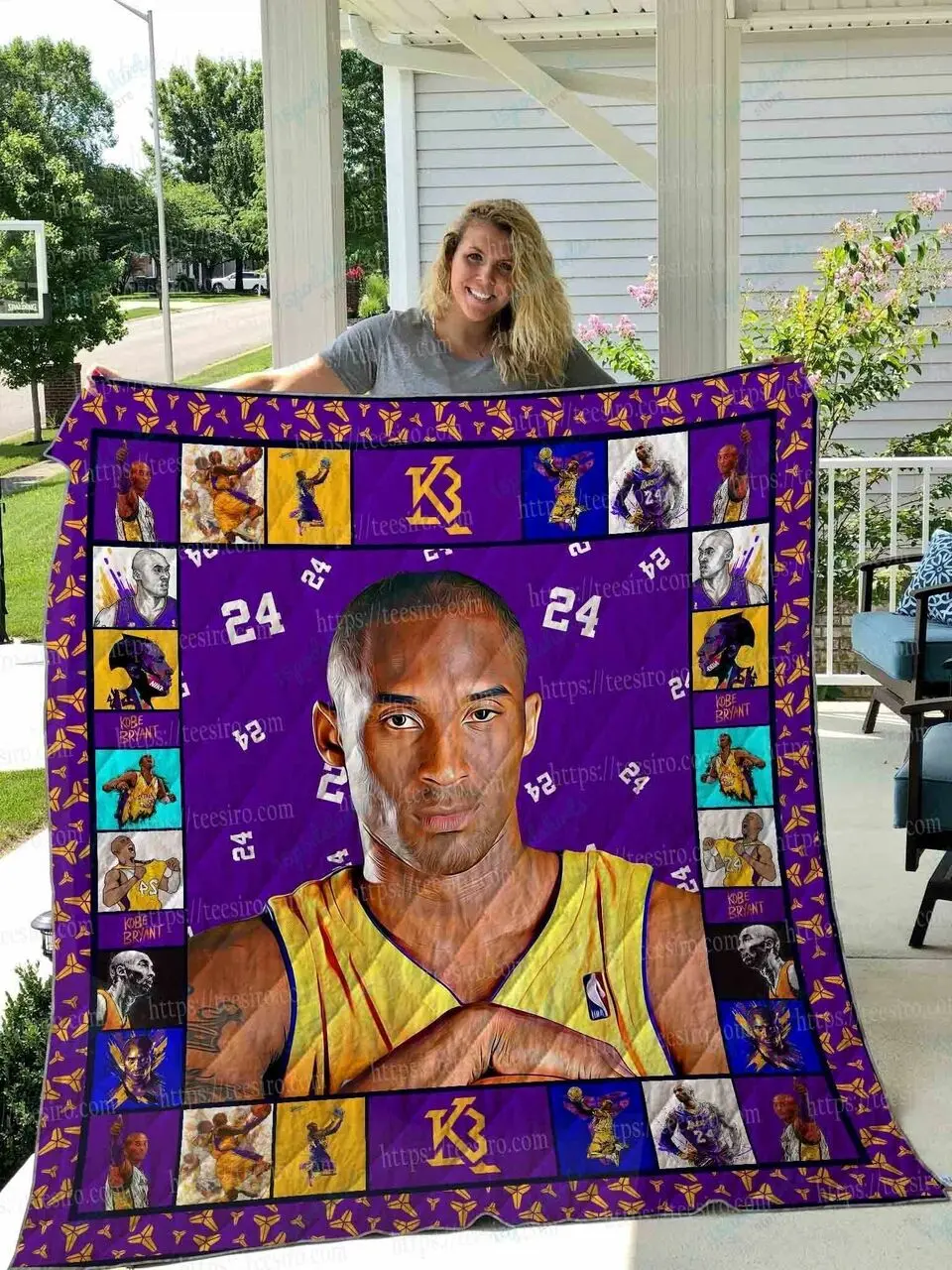 Kobe Bryant Quilt Blanket and Home Decor