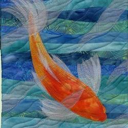 Koi Fish Clm1910063Q Quilt Blanket and Home Decor