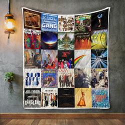 Kool & The Gang Album Covers Quilt Blanket and Home Decor