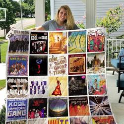 Kool The Gang Quilt Blanket 01007 and Home Decor
