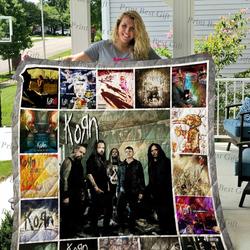 Korn Albums Cover Poster Quilt Blanket and Home Decor