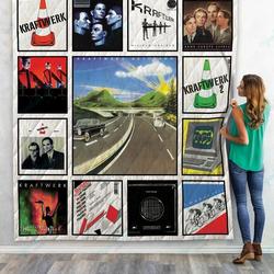 Kraftwerk Album Quilt Blanket 01 and Home Decor