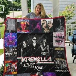 Krewella Albums Quilt Blanket For Fans Ver 17 and Home Decor