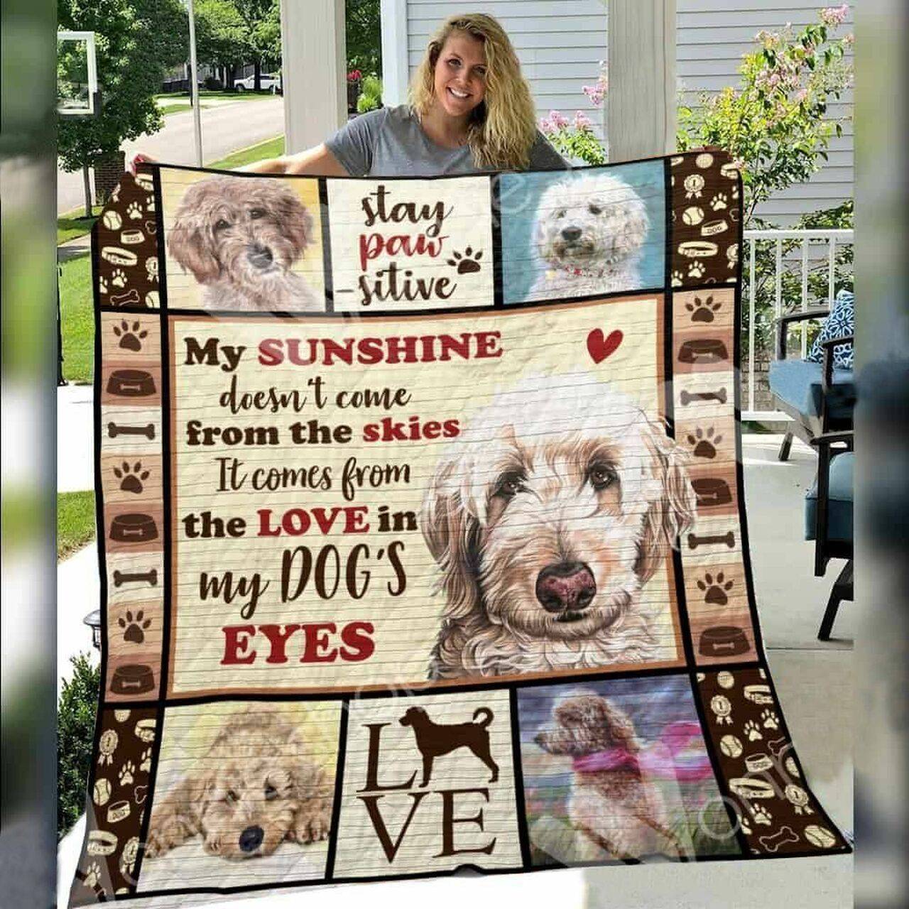 Labradoodle Dog Awesome E Quilt Derqpu and Home Decor