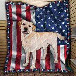 Labrador Nar Flag 3D Customized Quilt and Home Decor