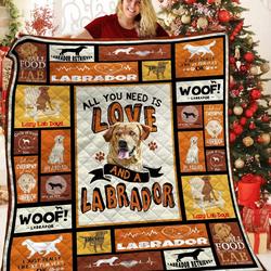 Labrador Quilt Blanket Bbb271119Sm and Home Decor
