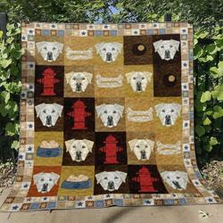 Labrador Retriever Bl150709 Quilt Blanket and Home Decor