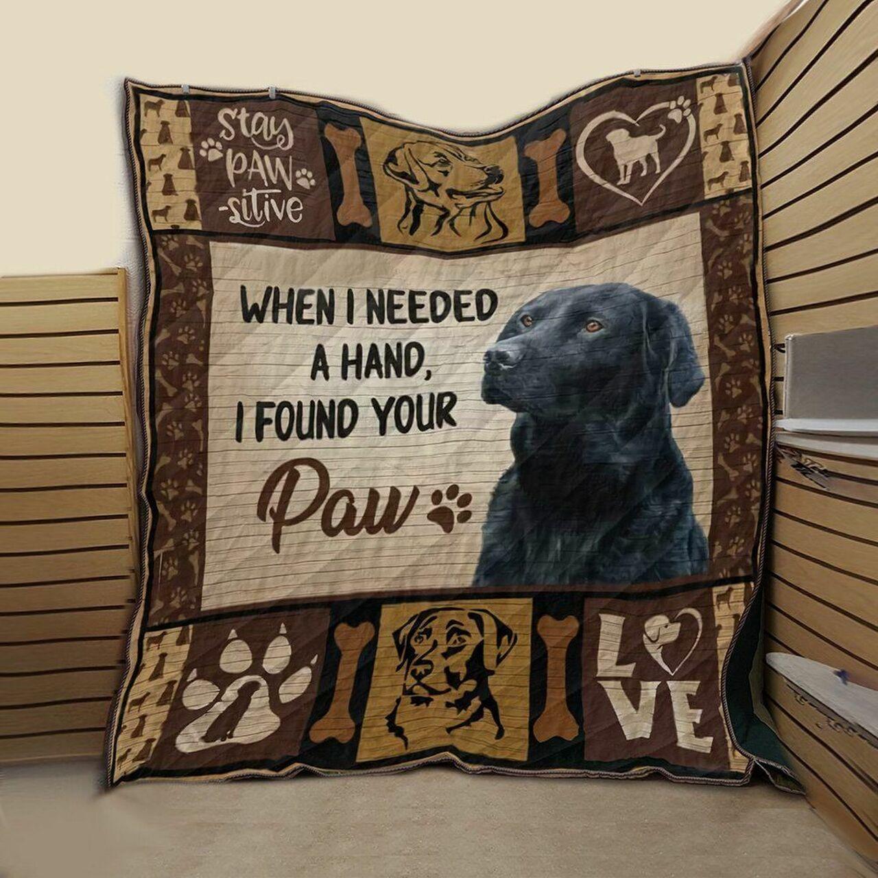 Labrador Retriever Love Me 3D Customized Quilt and Home Decor