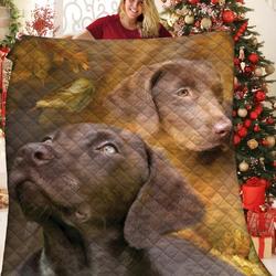 Labrador Retriever Quilt Hsq and Home Decor