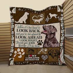 Labrador Retriever X2412 3D Customized Quilt and Home Decor