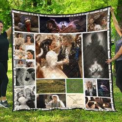 Labyrinth Black Premium Quilt Blanket  Quilt and Home Decor