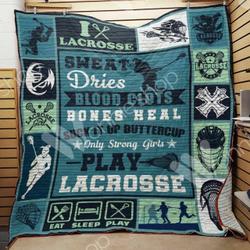 Lacrosse Girl Quilt Blanket Dhc03021340Td and Home Decor