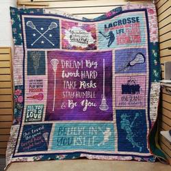 Lacrosse Girl Quilt Blanket Dhc0502948Td and Home Decor