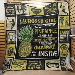Lacrosse Pineapple Quilt Blanket Dhc03021377Td and Home Decor