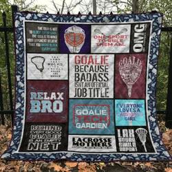 Lacrosse Quilt Blanket Ver 4  Quilt and Home Decor