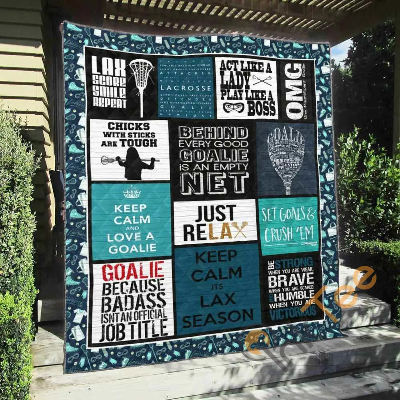 Lacrosse Ver2 Blanket TH1507 Quilt and Home Decor