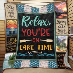 Lake Kayaking Cl30100055Mdq Quilt Blanket and Home Decor
