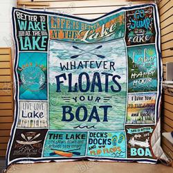 Lake Lover Cl18100406Mdq Quilt Blanket and Home Decor