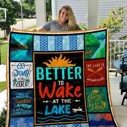 Lake Quilt Blanket Dhc13123850Vt and Home Decor