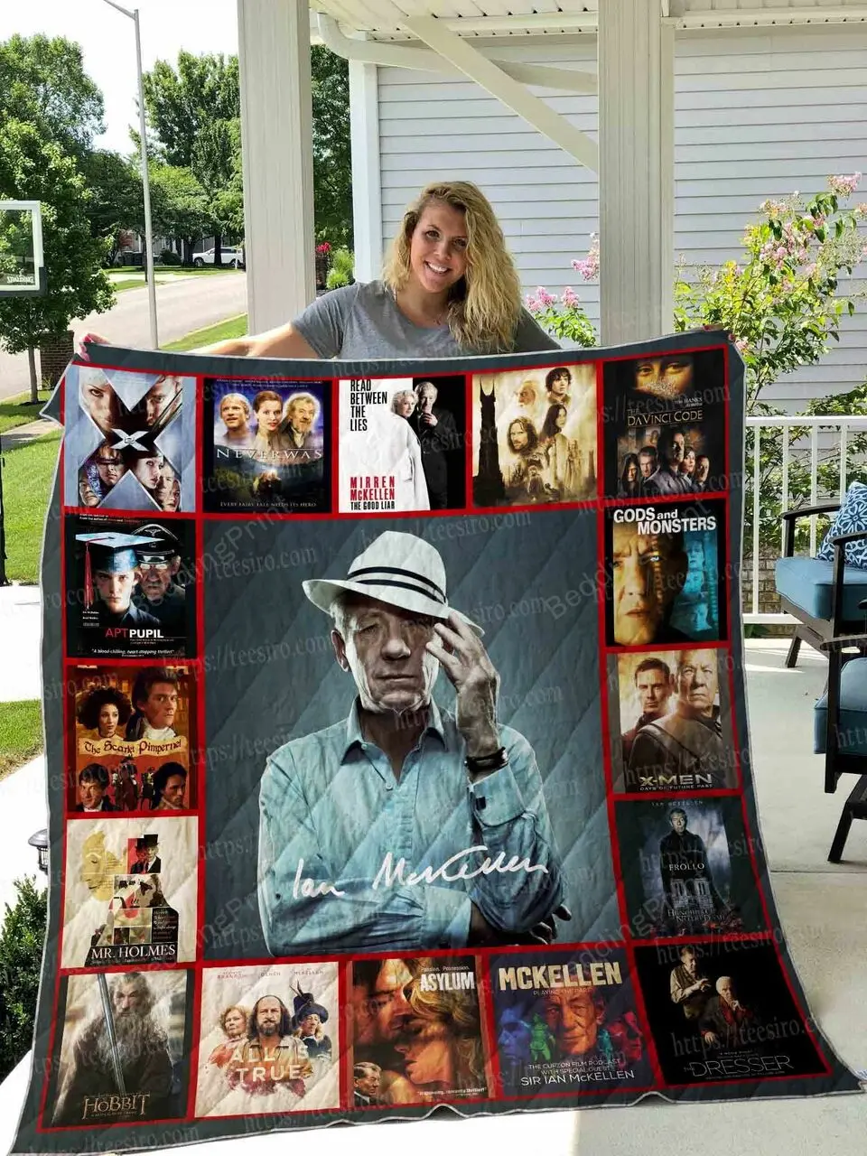 Lan Mckellen Quilt Blanket 01 and Home Decor