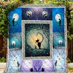 Landscape Cat Shadow Quilt Blanket  Quilt and Home Decor