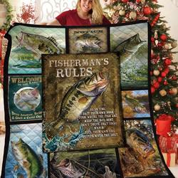 Largemouth Bass Quilt Fpg and Home Decor
