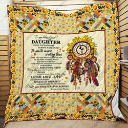 Laugh Live Love Quilt Blanket  Quilt and Home Decor