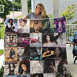 Laura Pausini Albums Quilt Blanket For Fans Ver 25 and Home Decor