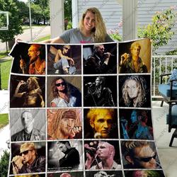 Layne Staley Quilt Blanket For Fans and Home Decor